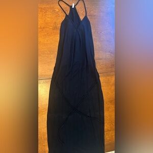 Lanston Elegant Women’s Black Maxi Dress